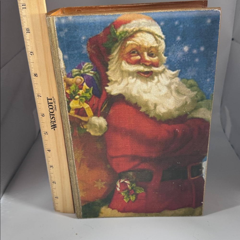 Vintage Santa Claus Decorative Book - Picture 5 of 6